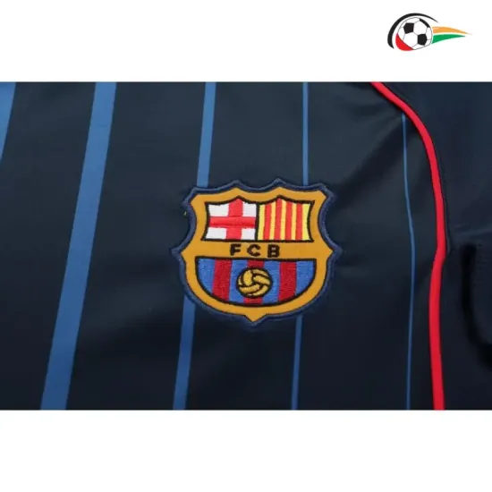 Camisa Retrô Reserva Infantil Barcelona 2004/05 Azul Marinho