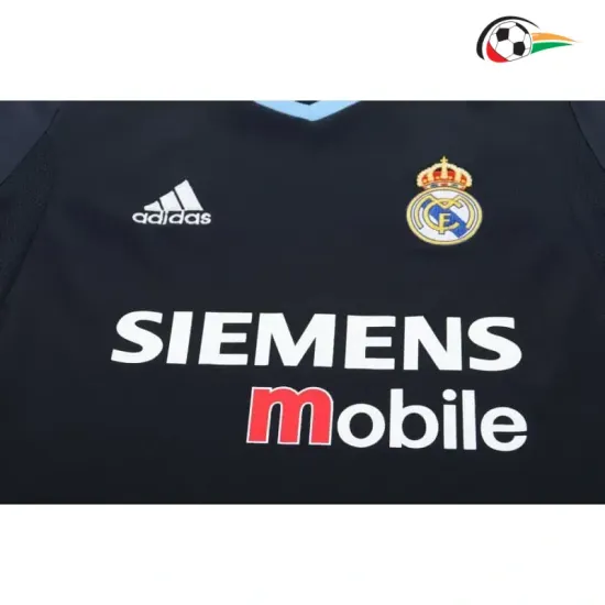 Camisa Retrô Reserva Infantil Real Madrid 2003/04 Preto