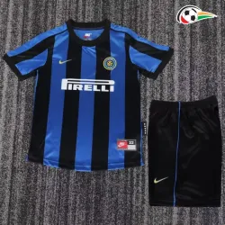 Camisa Retrô Titular Infantil Inter de Milan 1999/00 Azul/Preto