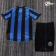 Camisa Retrô Titular Infantil Inter de Milan 1999/00 Azul/Preto