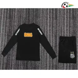 Camisa Retrô Infantil Santos FC 2013 Preto Manga Longa