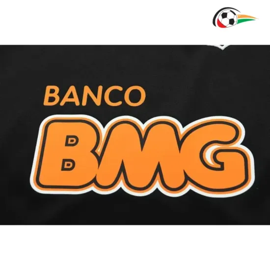 Camisa Retrô Infantil Santos FC 2013 Preto Manga Longa