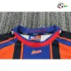 Camisa Retrô Reserva Infantil Barcelona 1997/98 Laranja/Azul