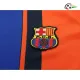 Camisa Retrô Reserva Infantil Barcelona 1997/98 Laranja/Azul