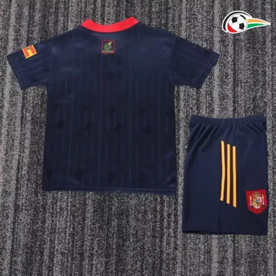 Camisa Retrô Reserva Infantil España 1996 Azul