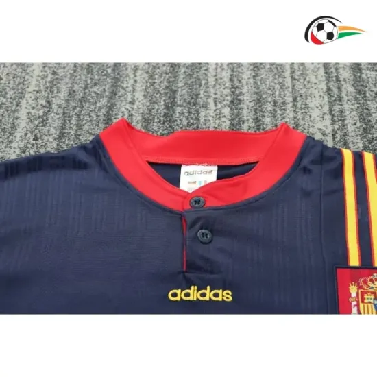 Camisa Retrô Reserva Infantil España 1996 Azul