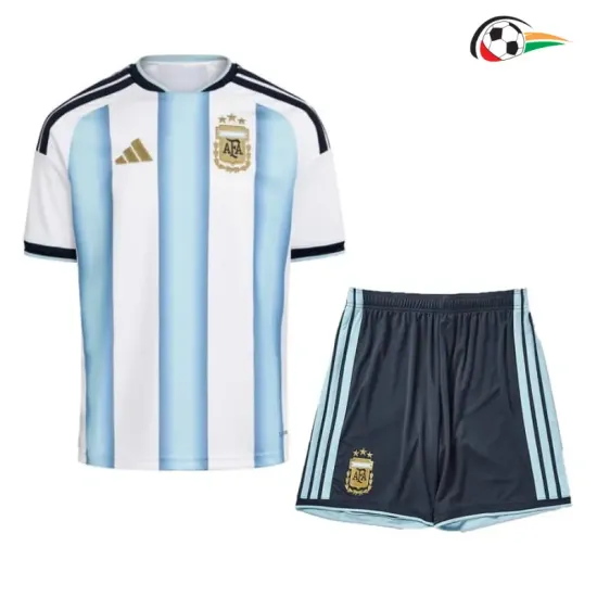 Camisa Titular Infantil Argentina 2026 Azul/Branco