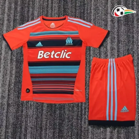 Camisa Retrô Reserva Infantil Barcelona 2011/12 Laranja