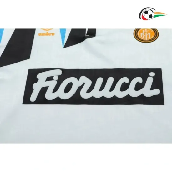 Camisa Retrô Reserva Infantil Inter de Milan 1992/93 Branco