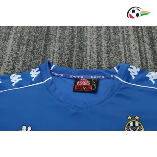 Camisa Retrô Reserva Infantil Juventus 1999/00 Azul
