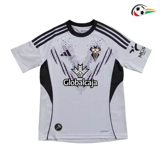Camisa Titular Albacete 2025/2026 Branco com Patch da La Liga