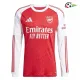 Camisa Titular Arsenal 2025/2026 Vermelho/Branco Manga Longa