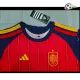Camisa Titular Infantil España 2026 Vermelho/Azul