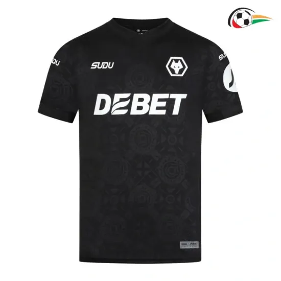 Camisa de Goleiro Wolverhampton Wanderers 2025/2026 Preto