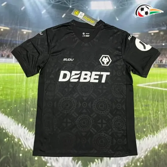 Camisa de Goleiro Wolverhampton Wanderers 2025/2026 Preto
