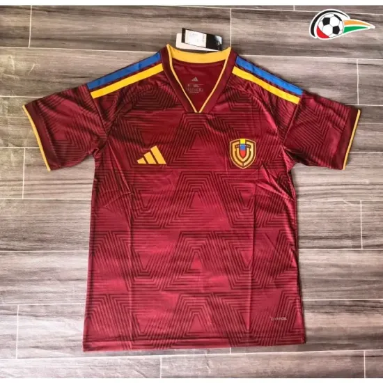 Camisa Titular Venezuela 2026 Vermelho Escuro