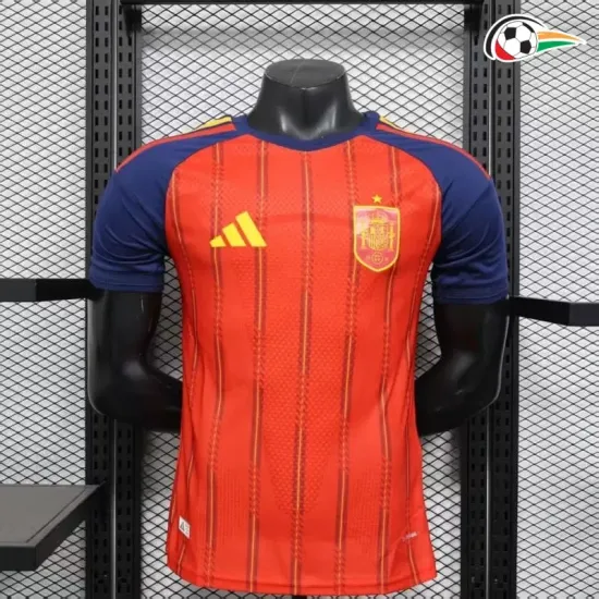 Camisa Titular Versão Jogador España 2026 Vermelho/Azul