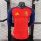 Camisa Titular Versão Jogador España 2026 Vermelho/Azul Manga Longa