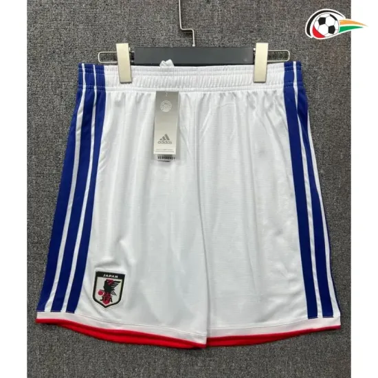 Shorts de Futebol Titular Japón 2026 Branco