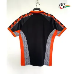 Camisa Retrô Alternativa AS Roma 1998/99 Preto/Laranja/Cinza