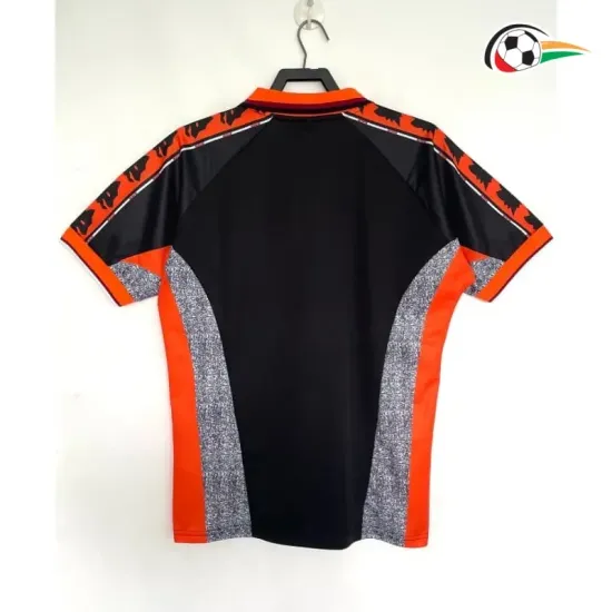 Camisa Retrô Alternativa AS Roma 1998/99 Preto/Laranja/Cinza