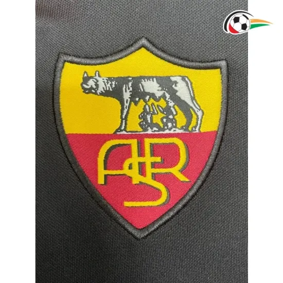 Camisa Retrô Alternativa AS Roma 1998/99 Preto/Laranja/Cinza