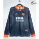 Camisa Retrô Alternativa AS Roma 1999/00 Azul Marinho Manga Longa