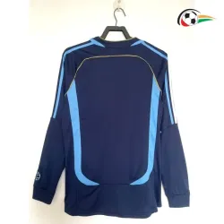 Camisa Retrô Reserva Argentina 2006 Azul Marinho Manga Longa