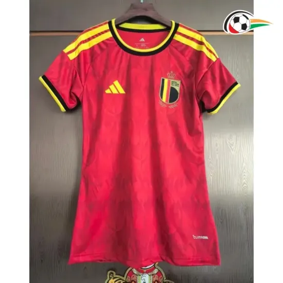 Camisa Titular Feminina Bélgica 2026 Vermelho