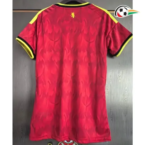 Camisa Titular Feminina Bélgica 2026 Vermelho