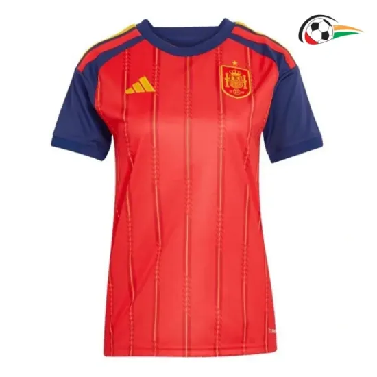 Camisa Titular Feminina España 2026 Vermelho