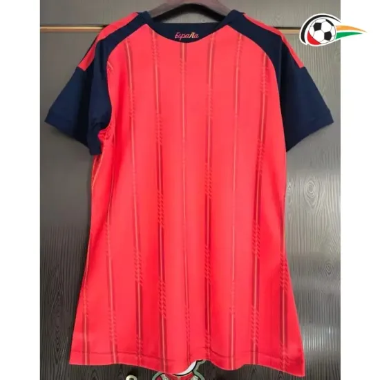Camisa Titular Feminina España 2026 Vermelho