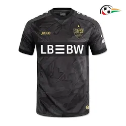 Camisa Alternativa VfB Stuttgart 2025/2026 Cinza/Preto