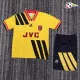 Camisa Retrô Reserva Infantil Arsenal 1993/94 Amarelo