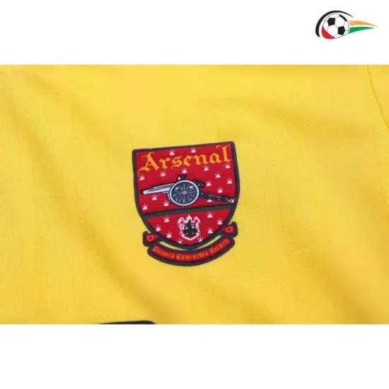 Camisa Retrô Reserva Infantil Arsenal 1993/94 Amarelo