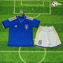 Camisa Titular Infantil Italia 2026 Azul