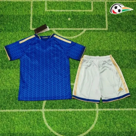 Camisa Titular Infantil Italia 2026 Azul