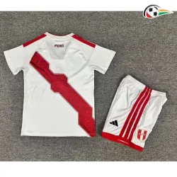 Camisa Titular Infantil Perú 2026 Branco