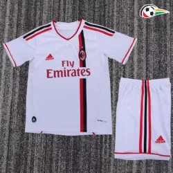 Camisa Retrô Reserva Infantil AC Milan 2011/12 Branco