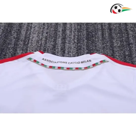 Camisa Retrô Reserva Infantil AC Milan 2011/12 Branco