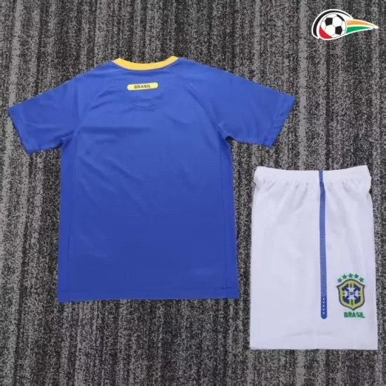Camisa Retrô Reserva Infantil Brasil 2010 Azul