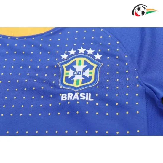 Camisa Retrô Reserva Infantil Brasil 2010 Azul