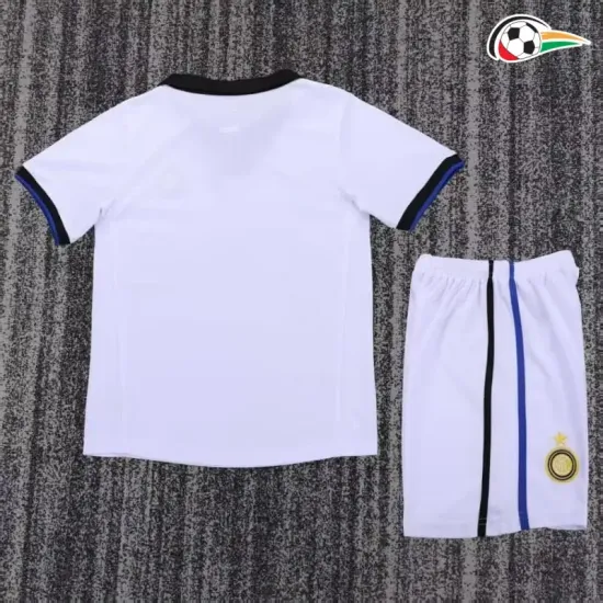 Camisa Retrô Reserva Infantil Inter de Milan 1998/99 Branco