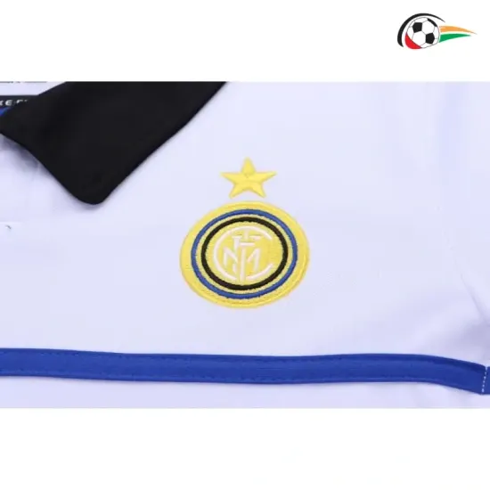 Camisa Retrô Reserva Infantil Inter de Milan 1998/99 Branco