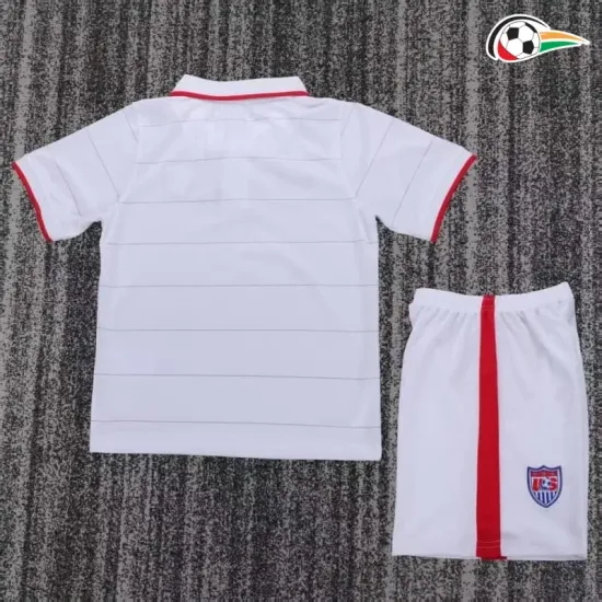Camisa Retrô Titular Infantil EE.UU. 2014 Branco