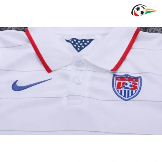 Camisa Retrô Titular Infantil EE.UU. 2014 Branco