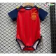 Camisa Titular España 2026 Vermelho/Azul Baby