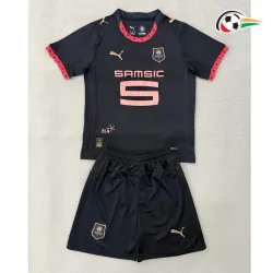 Camisa Alternativa Infantil Stade Rennais 2025/2026 Preto