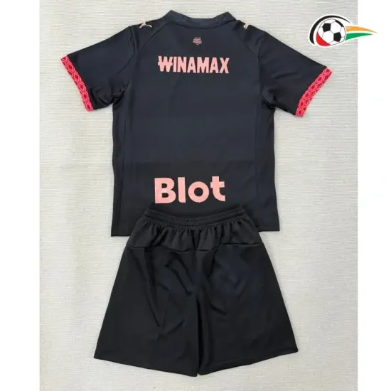 Camisa Alternativa Infantil Stade Rennais 2025/2026 Preto