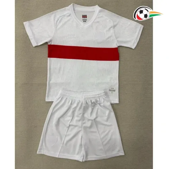 Camisa Infantil VfB Stuttgart 2025/2026 Branco Edição Comemorativa